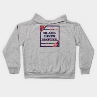 Retro Triad Black Lives Matter Period Kids Hoodie